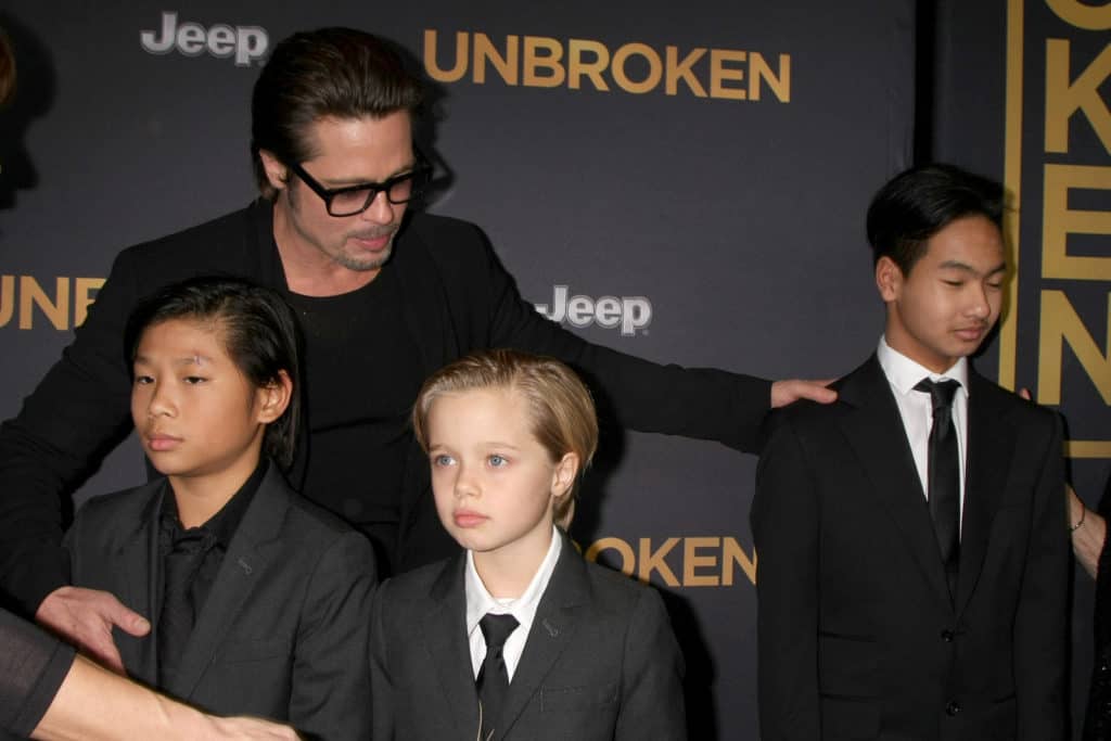 Brad Pitt and Children