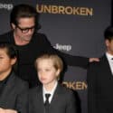 Brad Pitt Sees His Children With Monitor Present