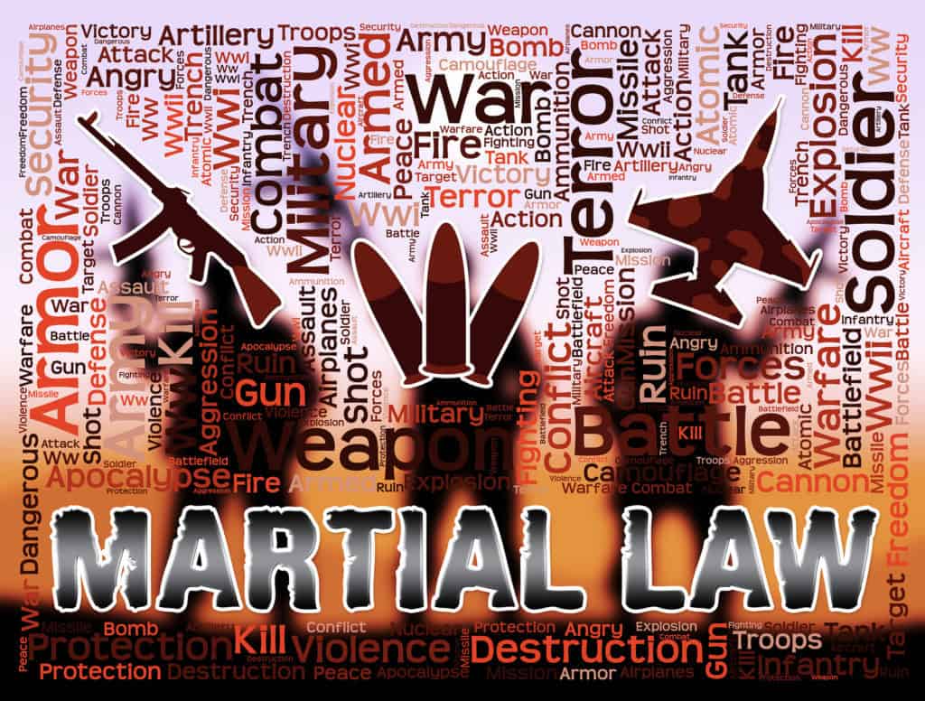 Martial Law Meaning Civil Rights Stopped And Coups