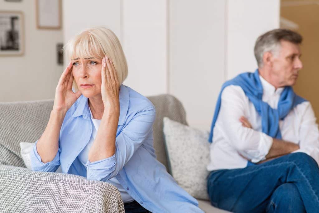 Divorce And Separation. Senior Couple Having Problems