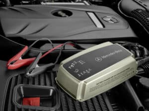 photo of mercedes battery