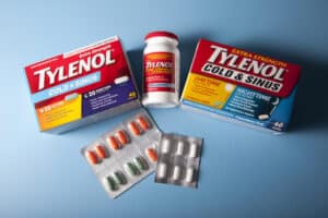 photo of Tylenon packages (acetaminophen)