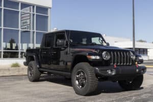 photo of jeep gladiator at dealership