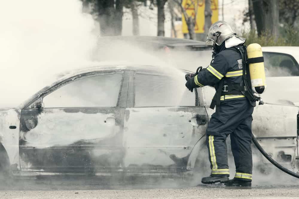 electric car fire